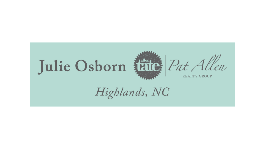 a close-up of a name tag for Julie Osborn