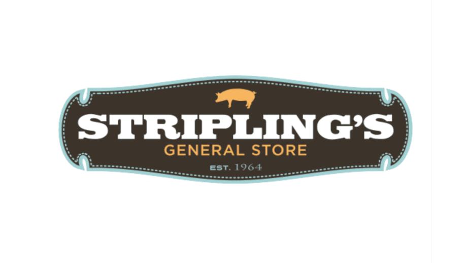 a sign with text on it saying striplings
