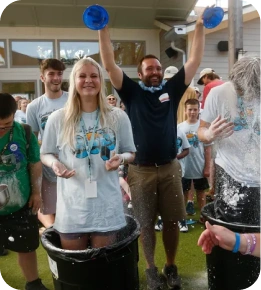 girl having fun at day camp