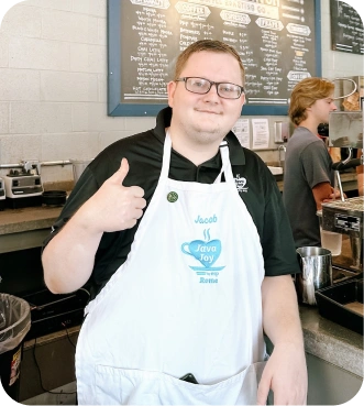 java joy member at work