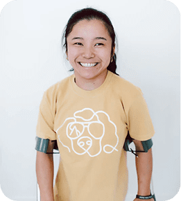 girl with arm braces crutches wearing see ability shirt